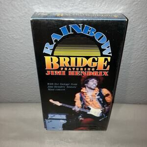 Vhs Used Jimi Hendrix Rainbow Bridge Concert 1990 Tape Works Box Still Wrapped